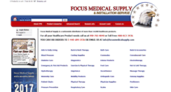 Desktop Screenshot of focusmedicalsupply.com