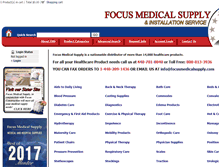 Tablet Screenshot of focusmedicalsupply.com